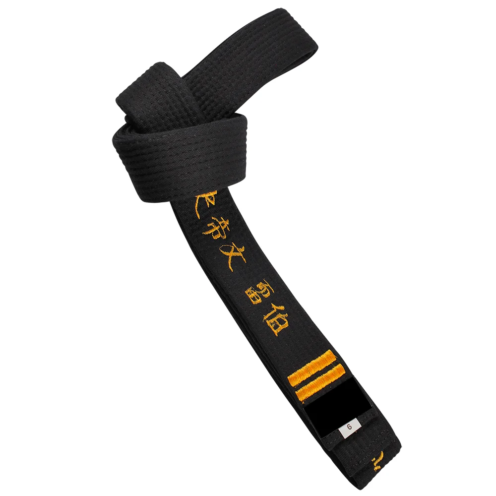 Custom logo High Quality Pearl Weave Fabric Cotton Jiujitsu Belt Bjj Hemp Jiu