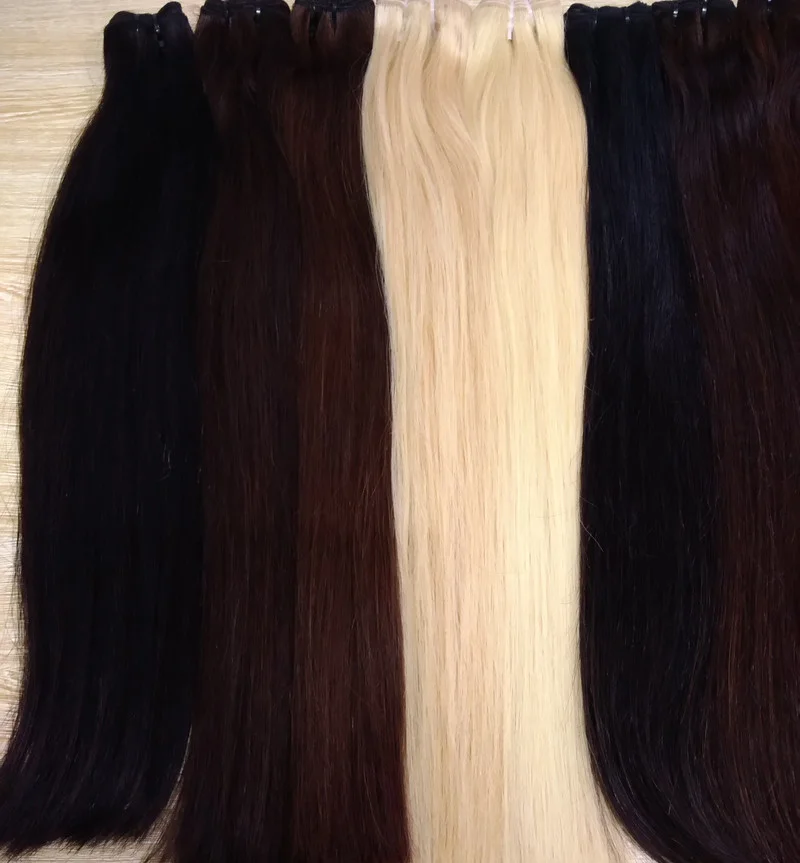 14 Inches Super Double Type Weft Hair Straight Style New Fashion2022 raw vietnamese hair
