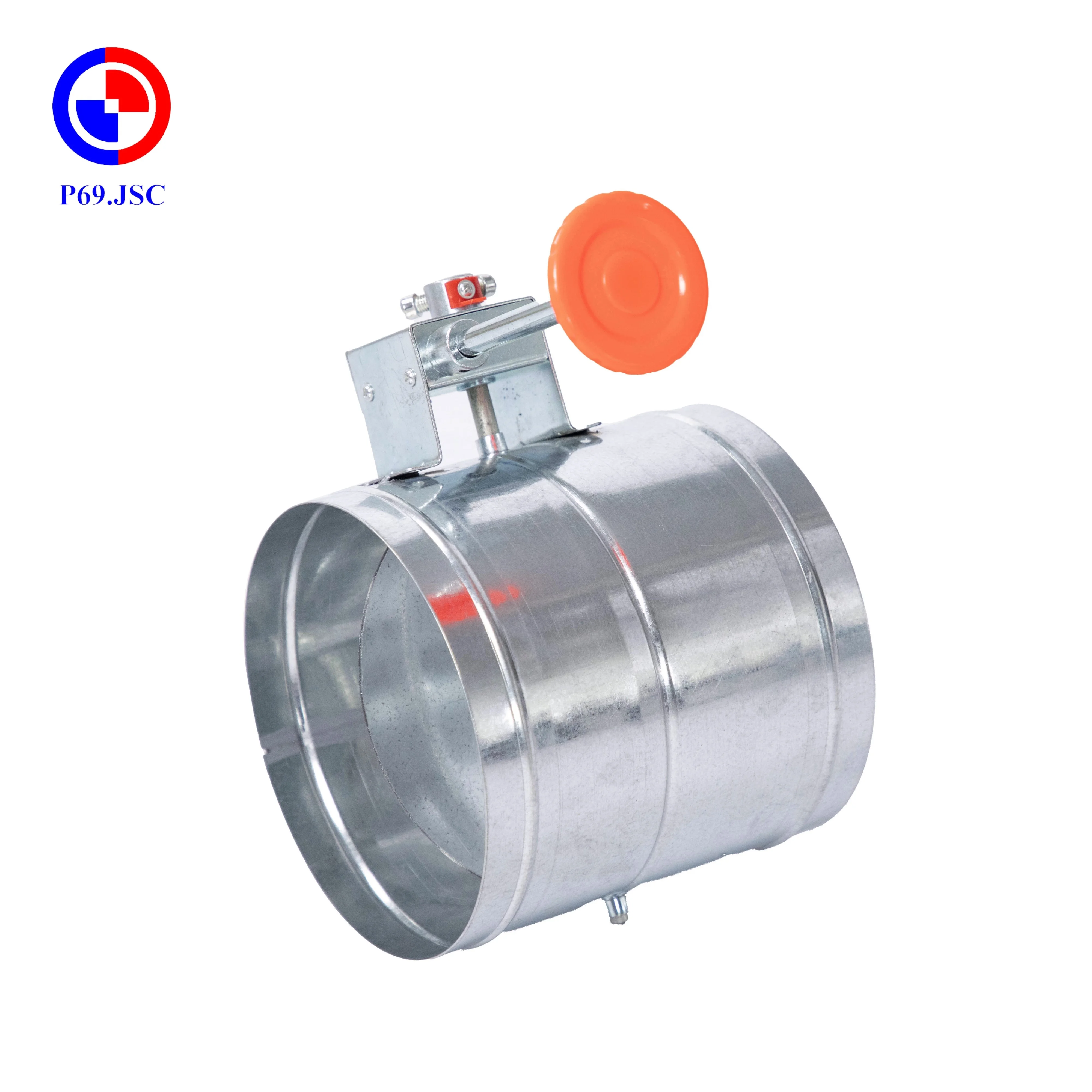 CRAZY SALE Ready to Ship Control Pressure Productive Damper Ventilation System M&E OEM Round Volume Damper Screw Control P69 JSC