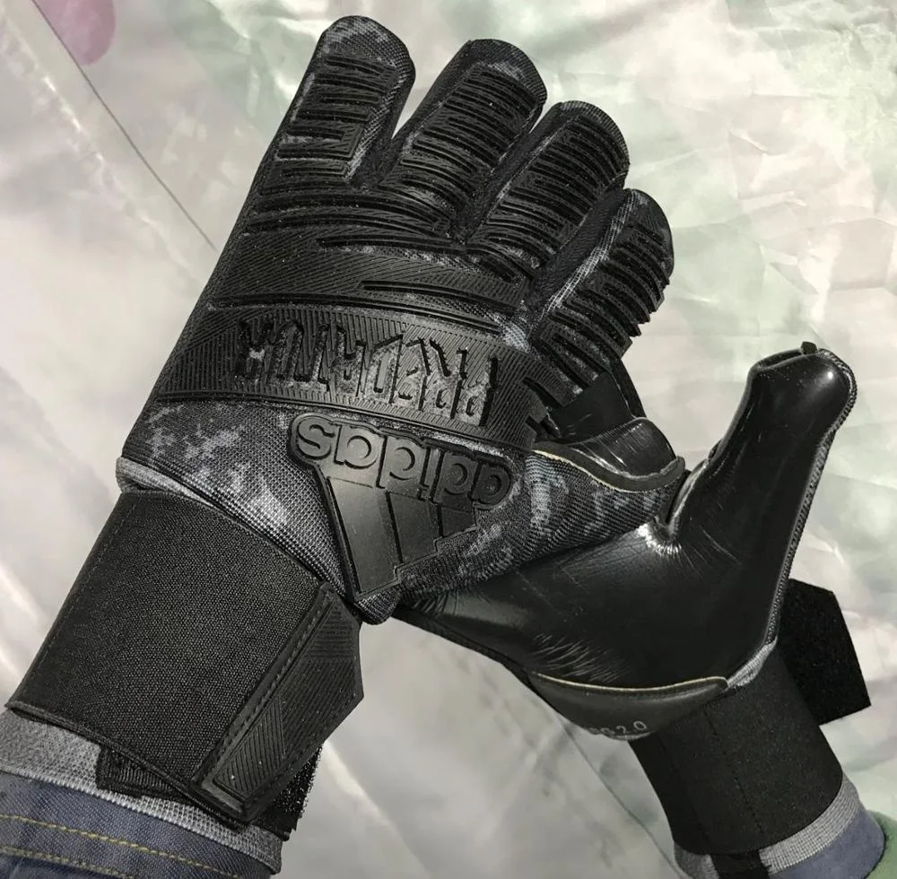 
Оптовая продажа, перчатки вратаря из натурального латекса с защитой пальцев 