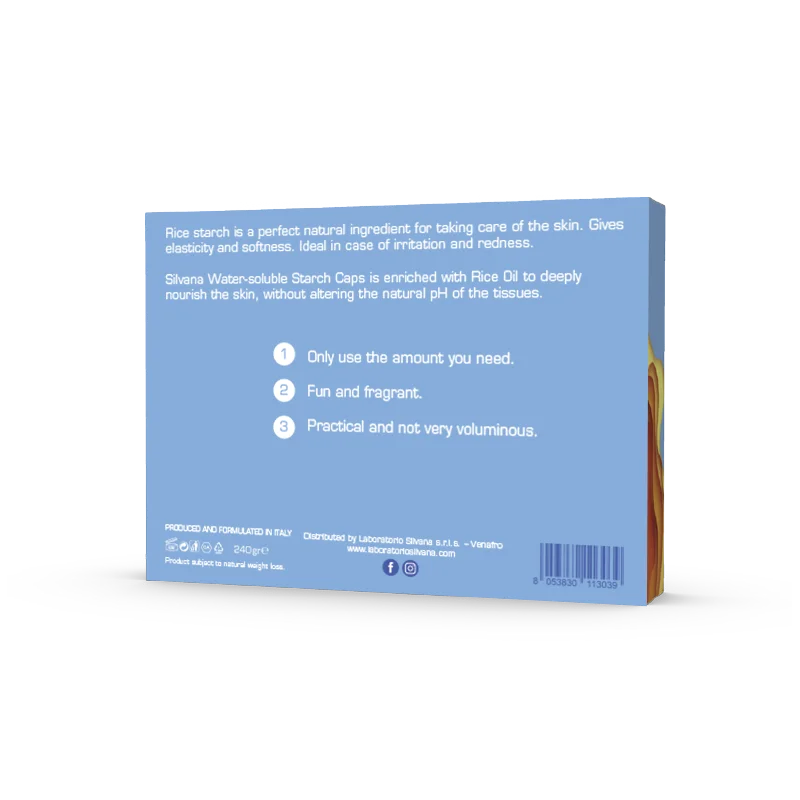 Best Selling Product Made in Italy  Rice Starch Caps Soothing 240 gr Baby Skin Care Joy