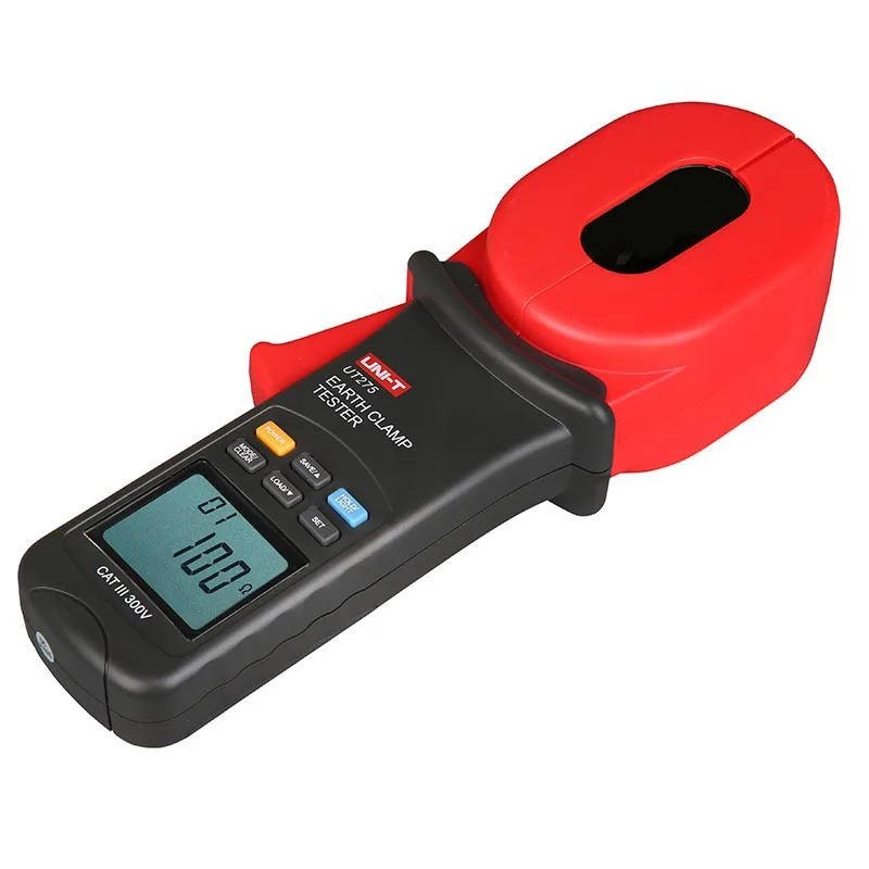 UNI-T UT275 Clamp Earth Ground Tester Resistance Leakage Current Auto Range Data Storage 30A Clamp Meter UT-275
