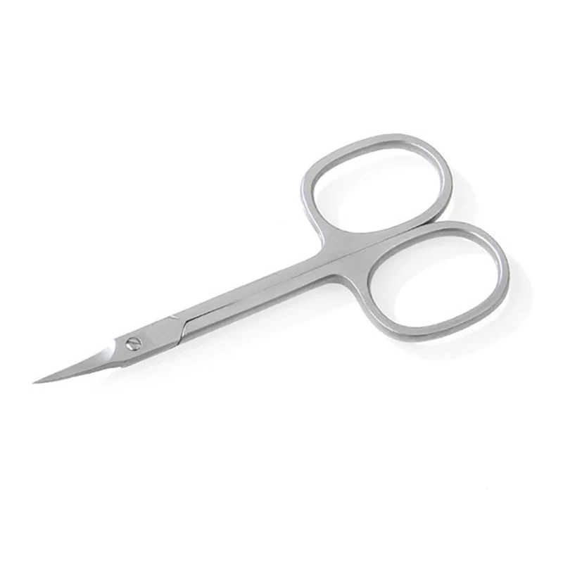 Ножницы для кутикулы черные с башней-нержавеющая сталь-изогнутое режущее лезвие