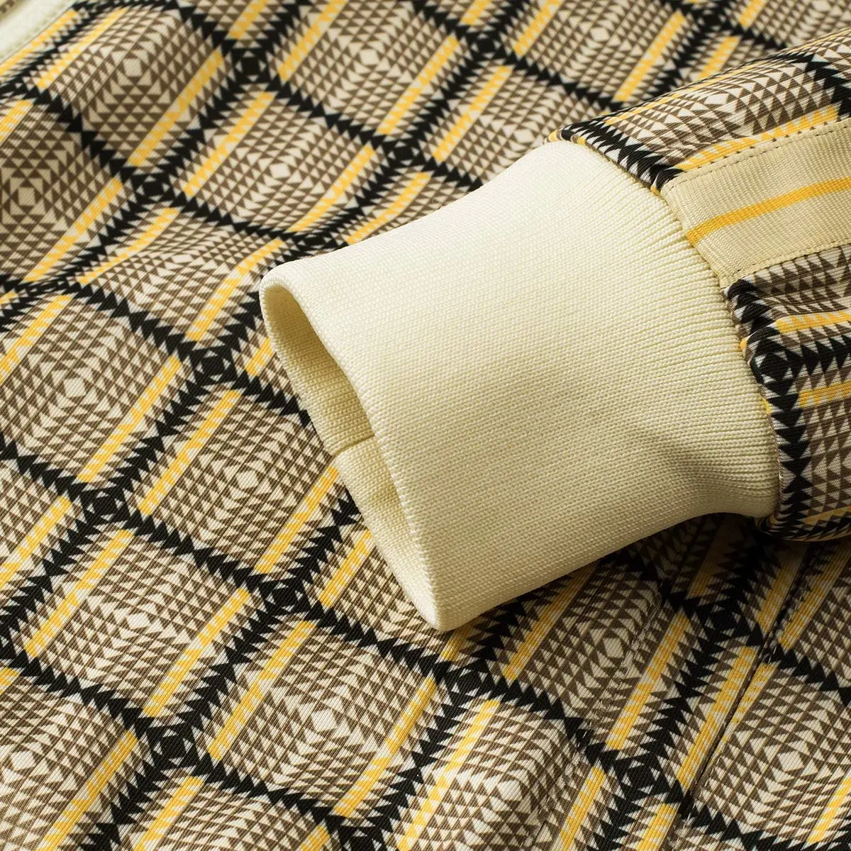 Роскошный велюровый мужской Бархатный спортивный костюм со стоячим воротником и принтом