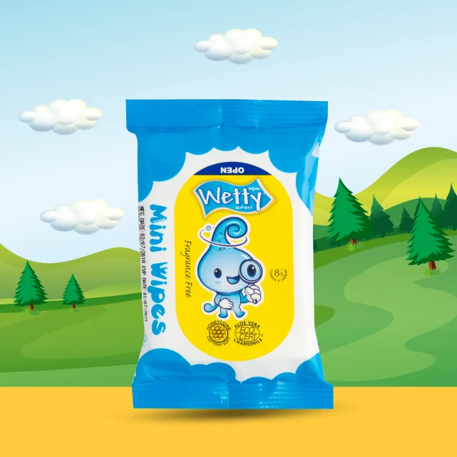 Влажные мини-салфетки без запаха