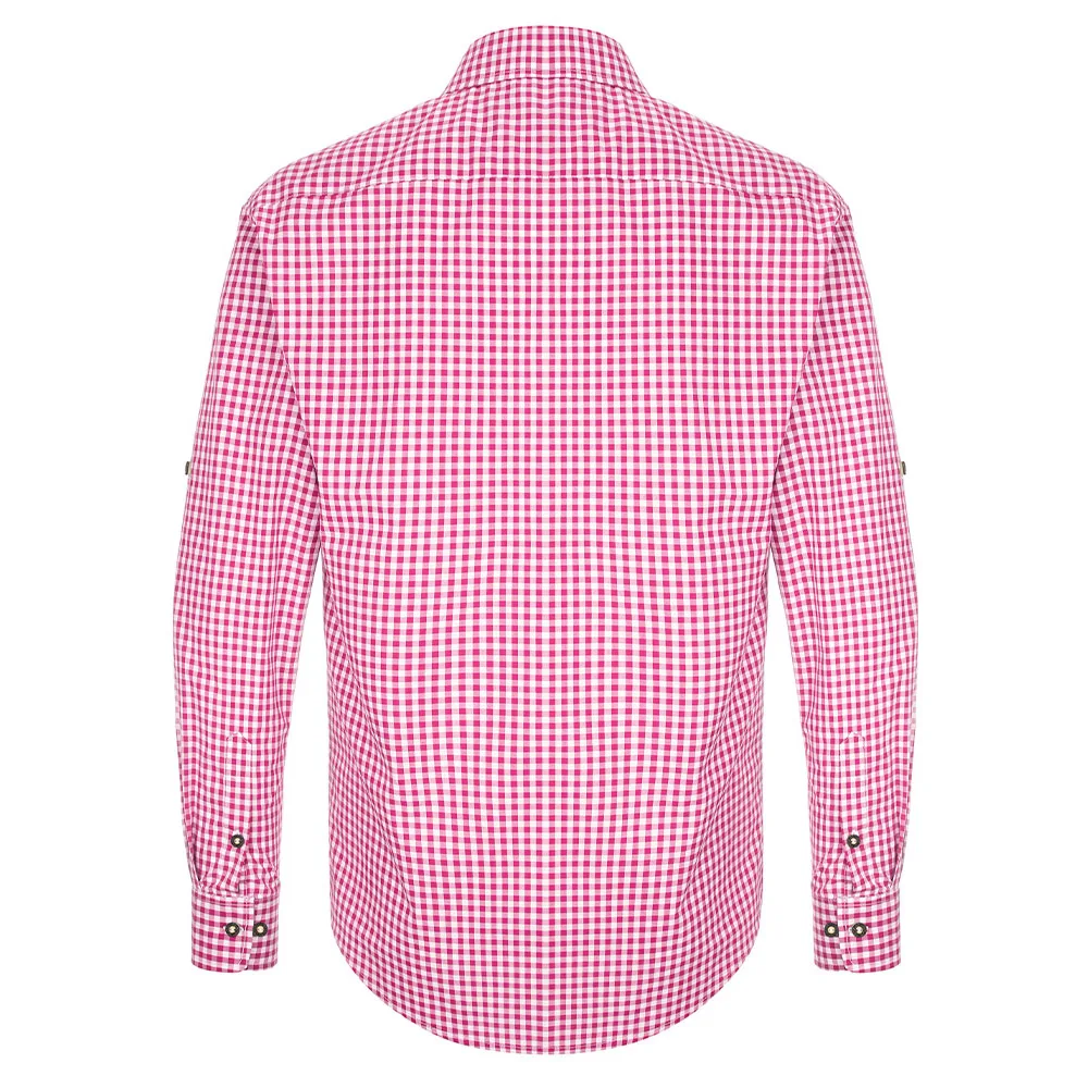 Рубашка из 100% хлопка с Октоберфест Традиционная немецкая рубашка в баварском стиле белая дизайнерская вышивкой (Баварская рубашка)