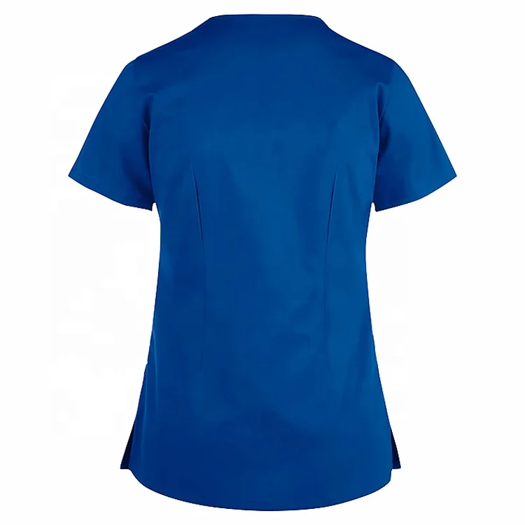 New Design 4 Way Stretch Tops Nurses Clinic Hospital Uniform Scrubs