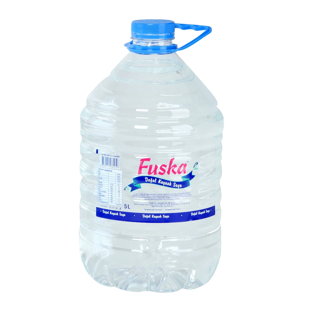 
Fuska Natural Spring Water plastic water bottle with soft bottled water 