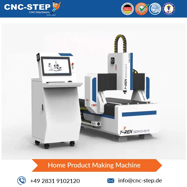 Exhibiting Highest Standard T-Rex Servo-0615 Home Product Making Machine with Servomotors