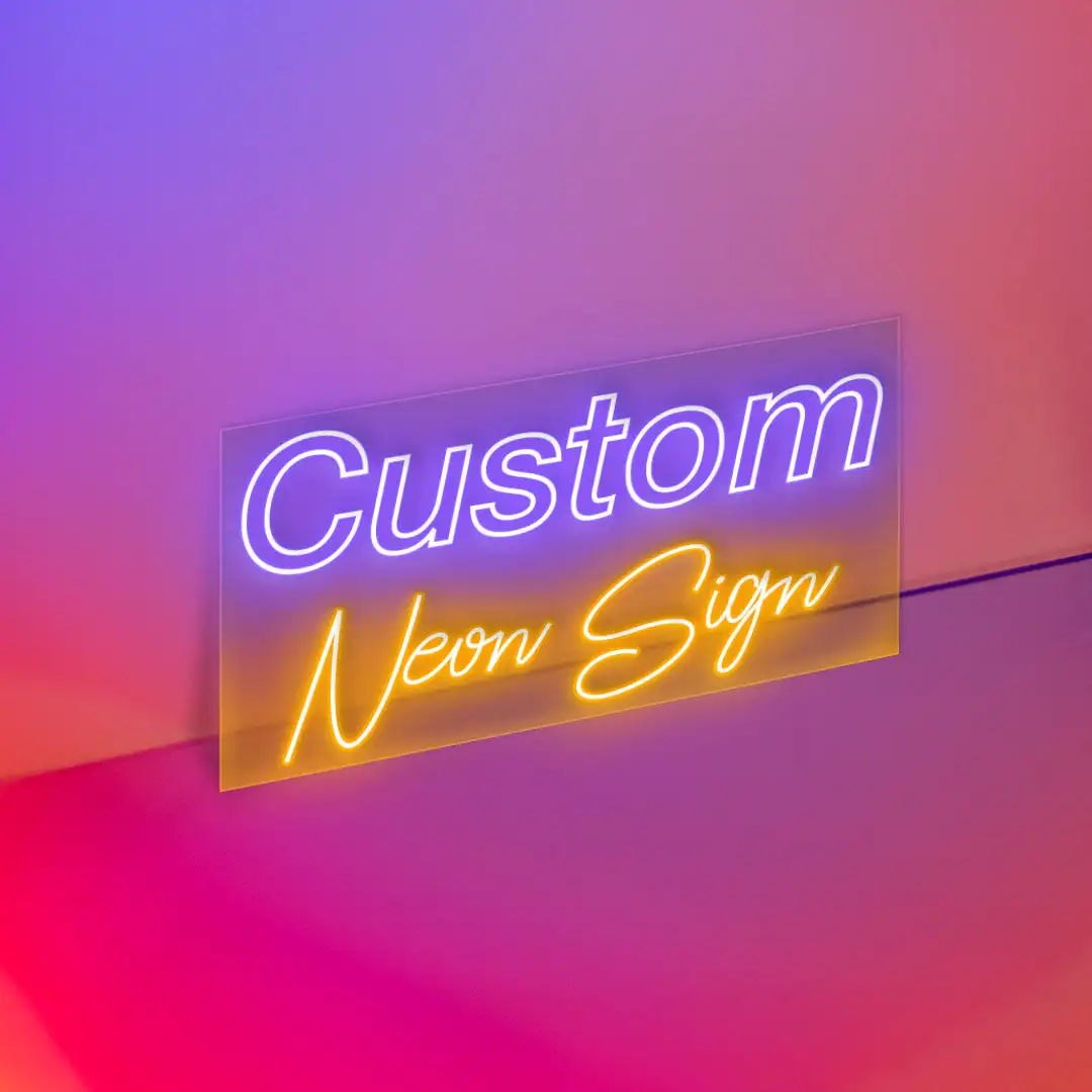 Personalized Luminous Holiday Party Custom Flexible Neon LED Neon Sign Light RGBW Silicon Waterproof 12V Retro Bag Customized