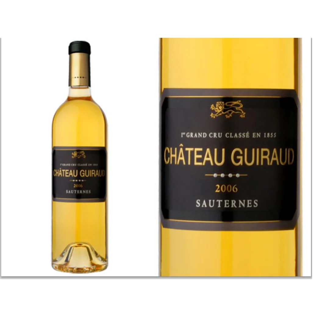 
2006 Vintage Chateau Guiraud Dessert Wine White Wine From France 