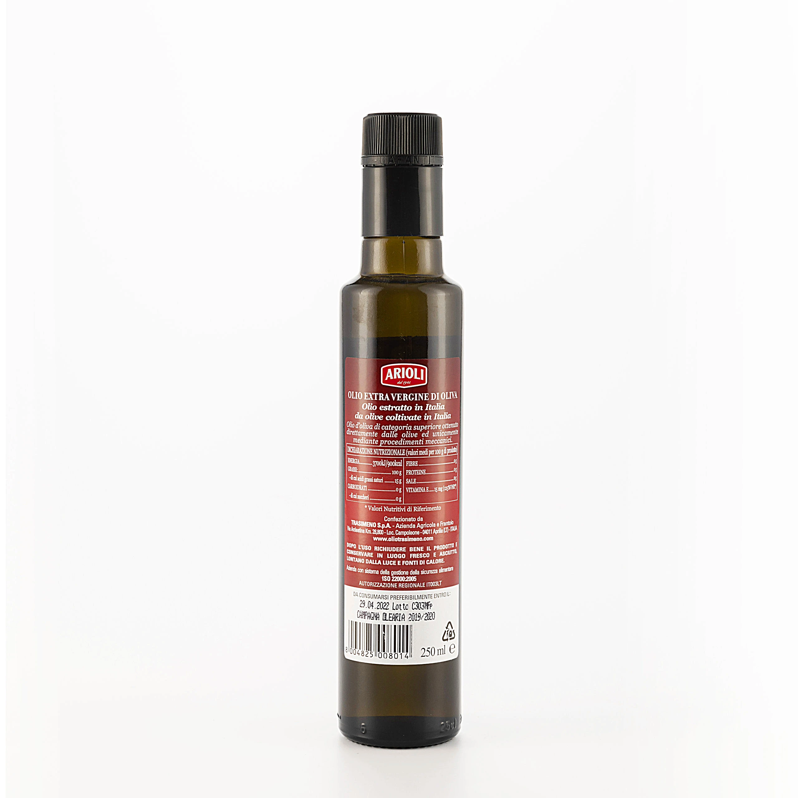 Great Quality Extra Virgin Olive Oil ARIOLI SELEZIONE for dressing  25 cl.