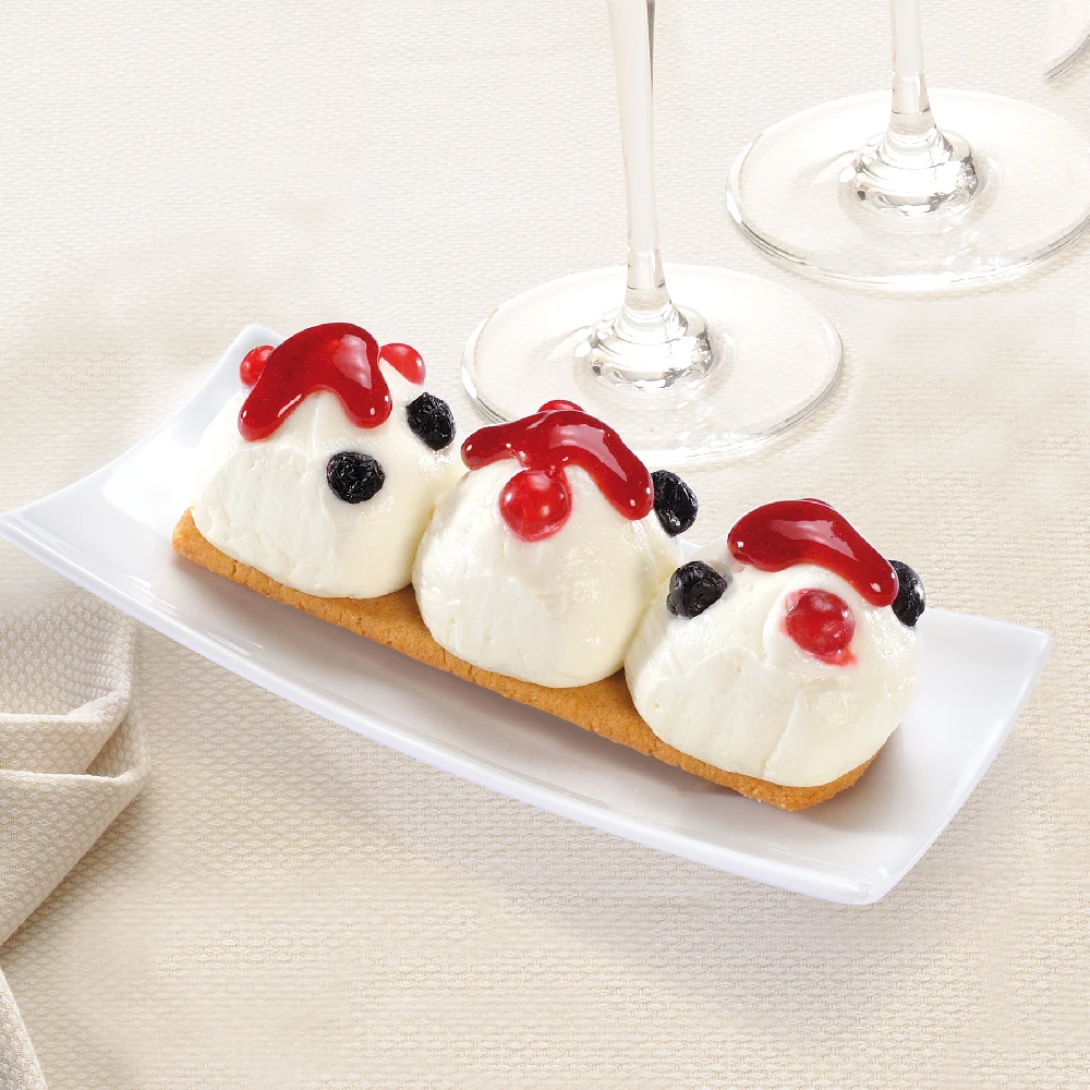 Лучшее качество, итальянские Дикие Ягоды, чизкейк, оптовая продажа, замороженный десерт, отдельные порции пирога 75 г