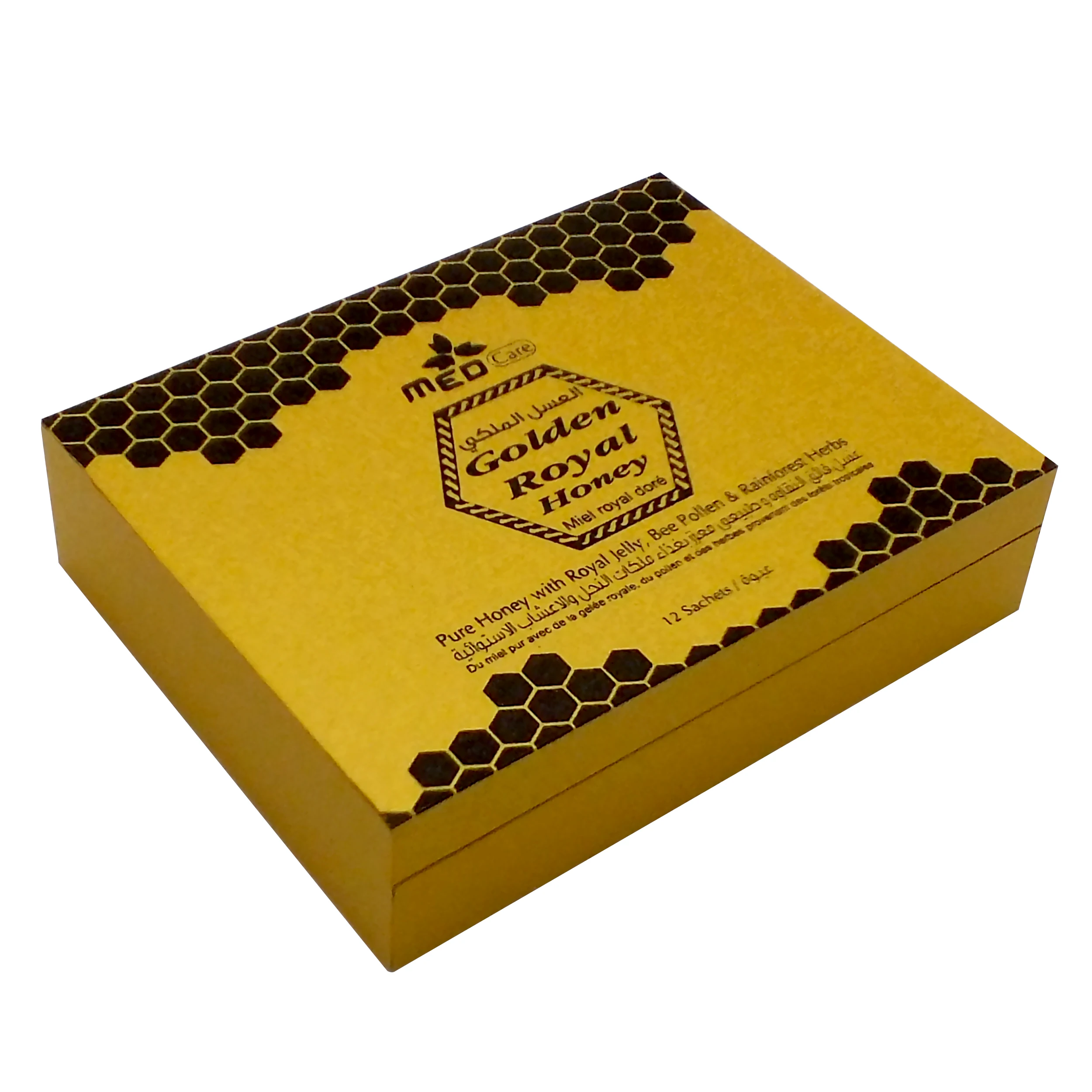 Low Price Pure Honey 12 Sachets In a Box Can Makes You Stronger and Last Longer Take One Sachet Every 2 Days As Needed