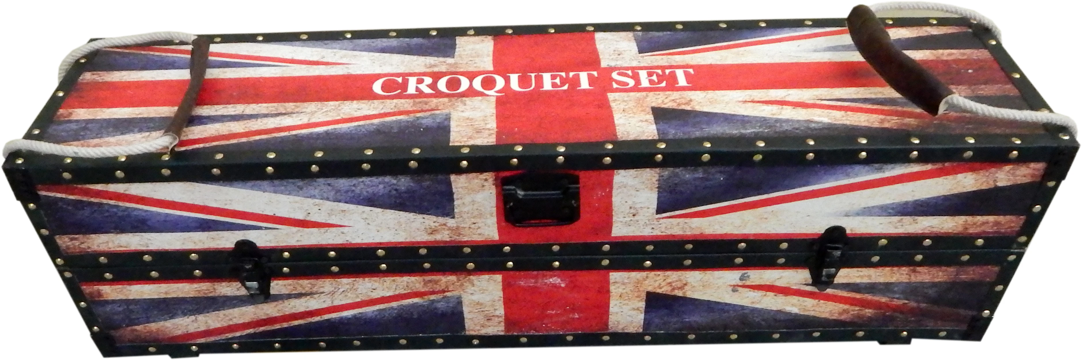 promotional Croquet set wooden box Customized size for winter season high quality wooden game