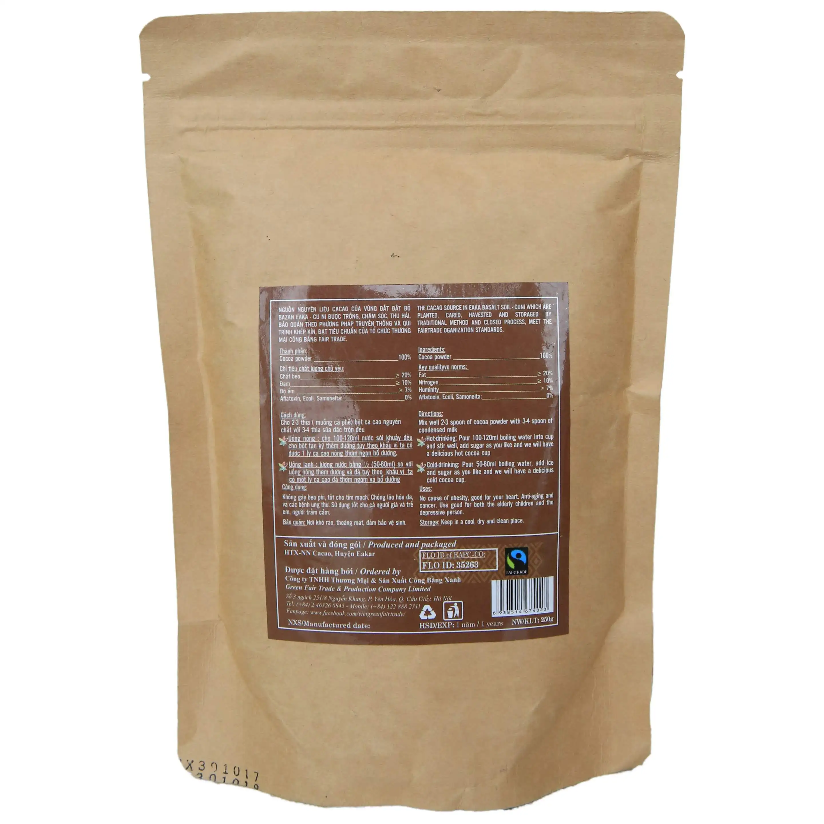 COCOA POWDER HIGH QUALITY FROM VIETNAM