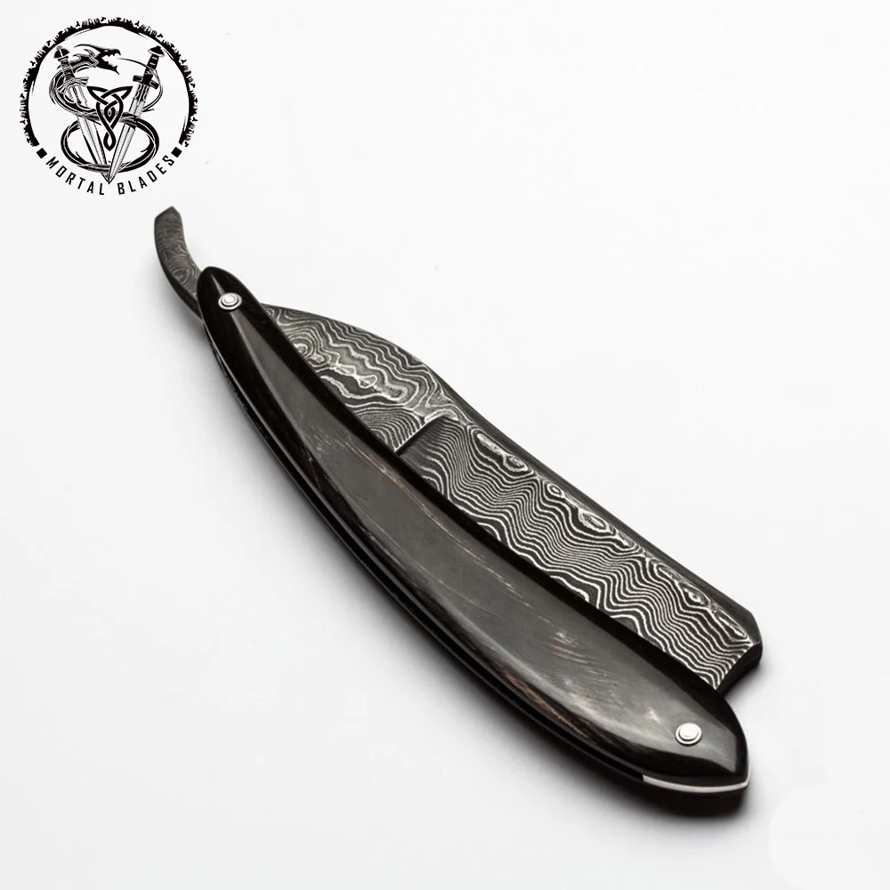 Professional Barber Razors Olive Wood Handle Straight Razors