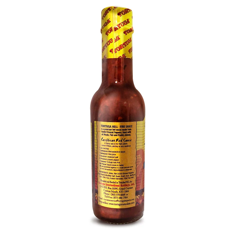 TORTUGA карибский огненный перец горячий соус 5 унций мясо морепродукты яйца овощи паста для пиццы идеальный премиум подарок гурманов