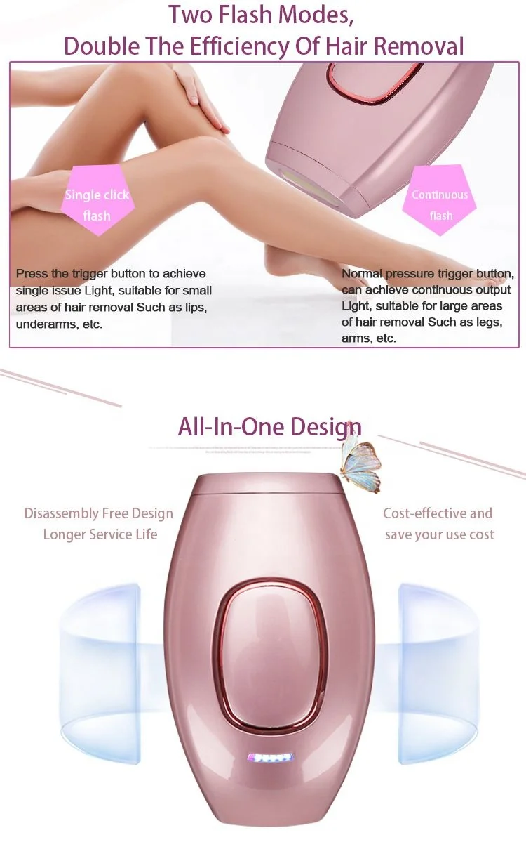 2022 Dropshipping worldwide Permanently Home Use IPL Machine New Device Painless Permanent Laser IPL Hair Remova