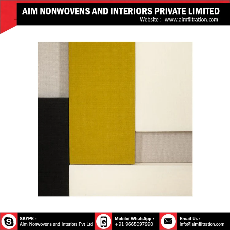 Best Selling 9mm Thickness Polyester Acoustic Panel For Sale At Bulk Order