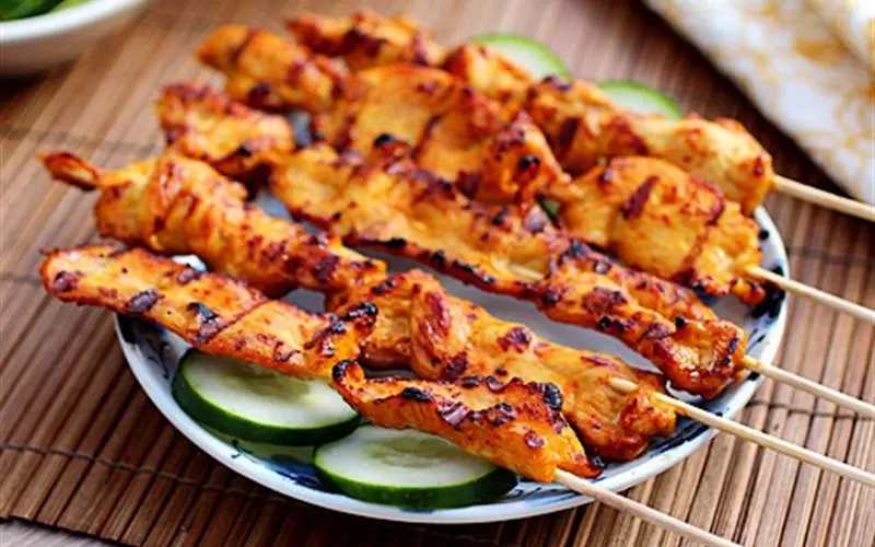 Оптовая продажа фабрика бамбуковые палочки для барбекю фруктов жаропрочные и легко чистящие антипригарные из Вьетнама // Ms. Рождество