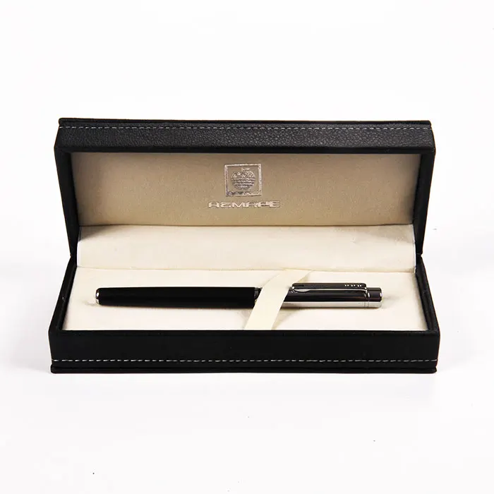 Hot Sell Custom Logo Printed Gift Box Luxury Personalized Luxury Big capacity Black Pencil Case For School