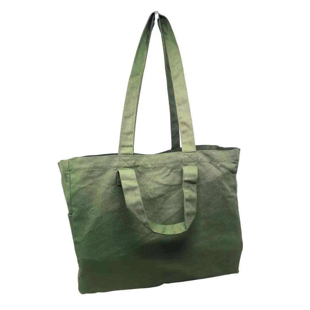 Manufacturer and Exporters Custom Printed White Canvas Tote Bags for Shopping and for College Girls