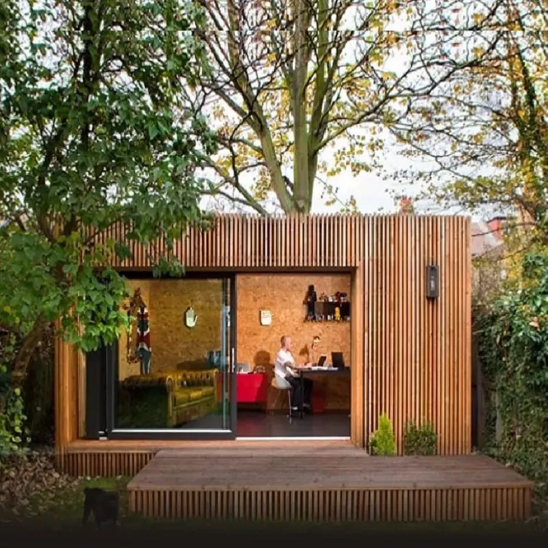 casas prefabricadas house  office granny flat pod outdoor 20ft usa standard 1 bedroom prefab container wood log house