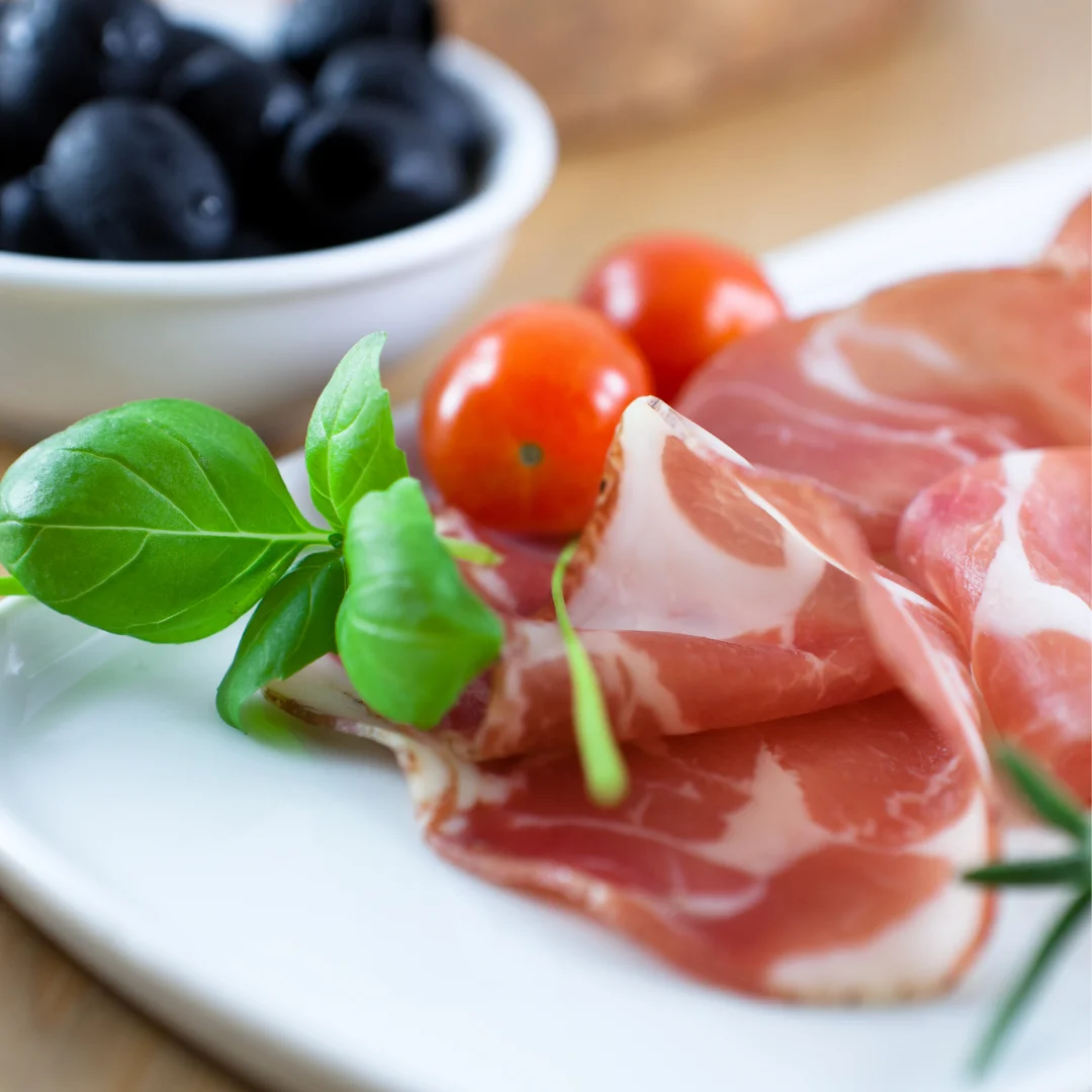 AUTHENTIC ITALIAN PORK NECK COPPA DI PARMA kg 1.8 | high quality gluten free pork meat | premium Italy supplier