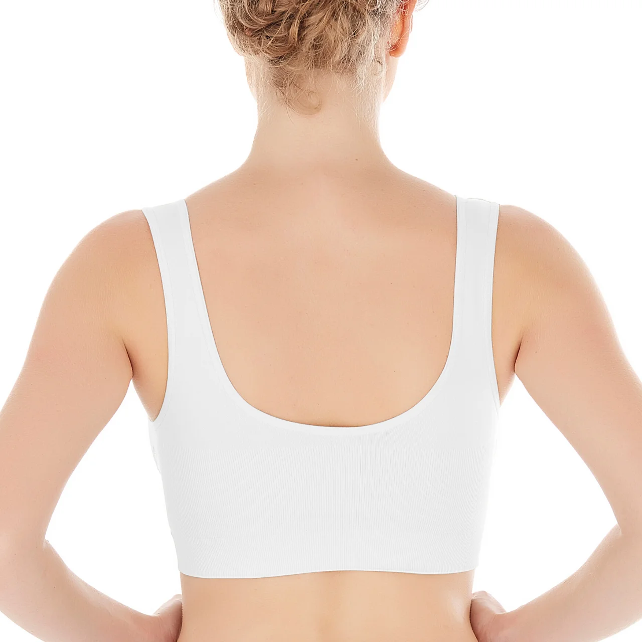 Seamless Thick Strap Shapewear Overbust Bustier Bra Bralette