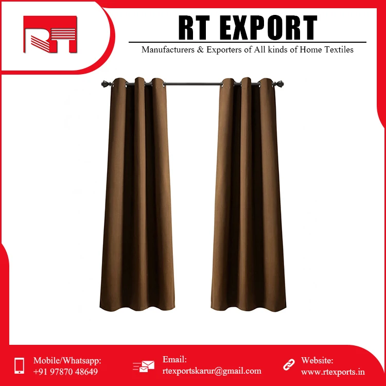 Good Quality Hot Sale Customized Design Modern Style 100% Cotton Linen Window Curtains for Living Room