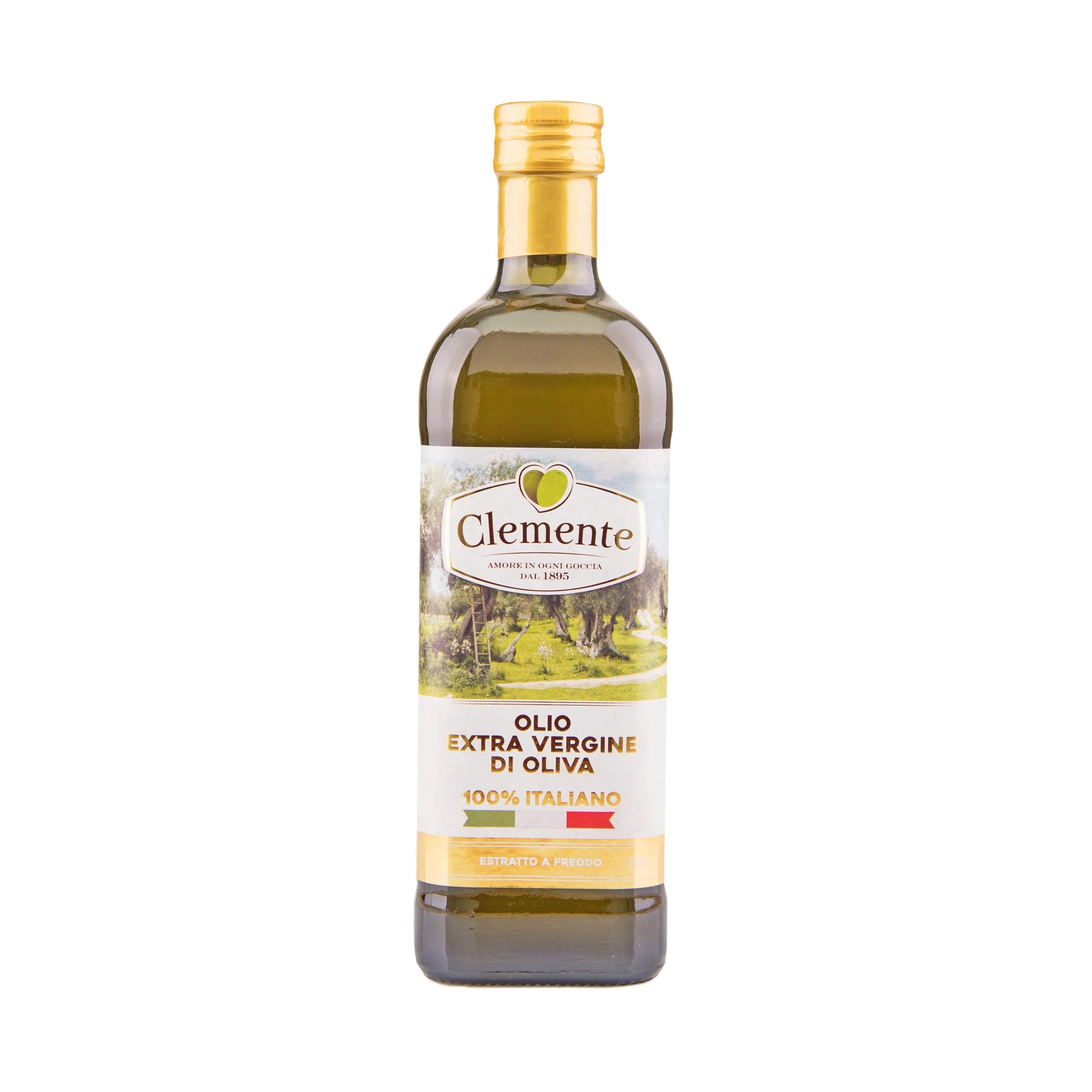 100% Italian Extra Virgin Olive Oil Could Pressed Clemente EVO Oil Made in Italy