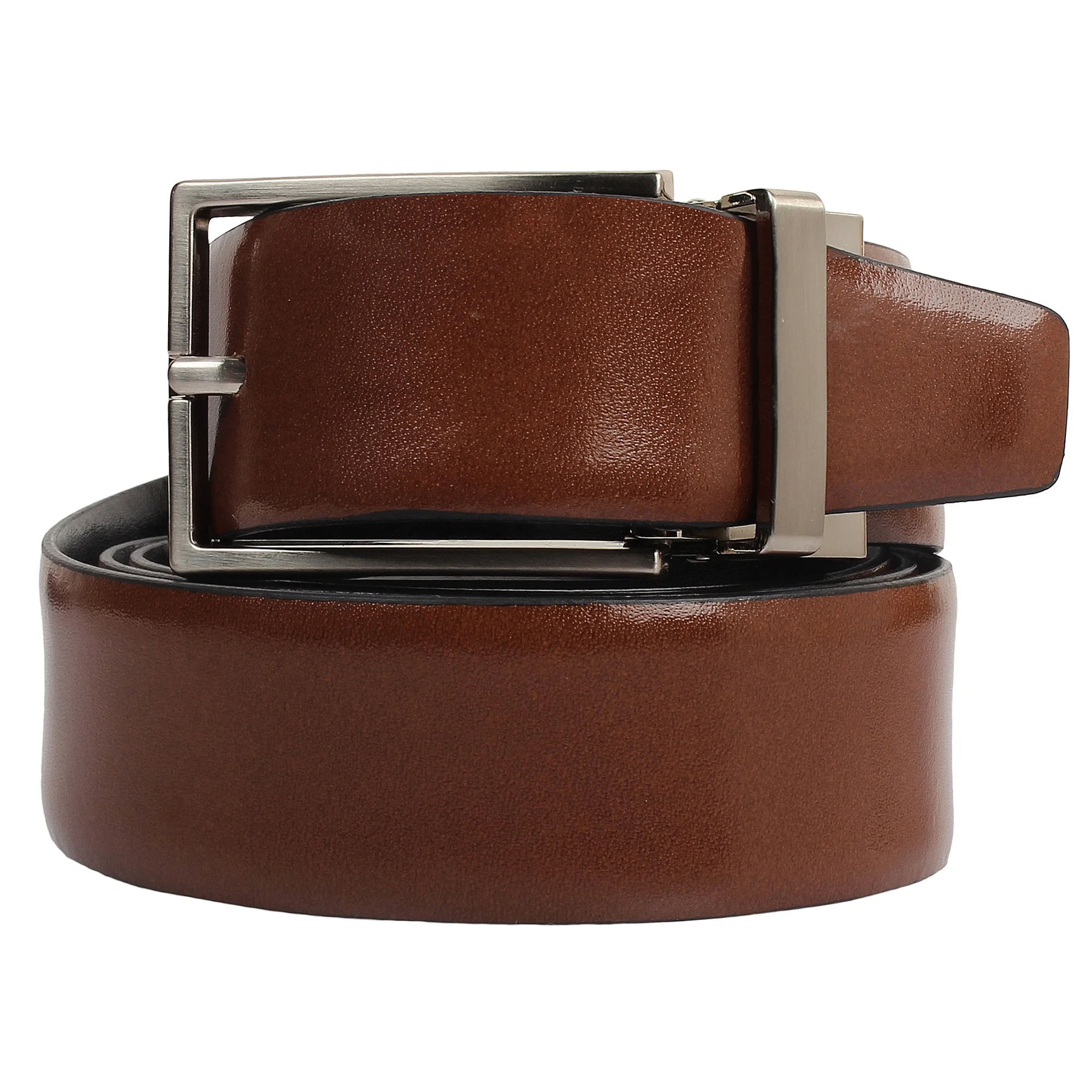 
Ремень мужской из натуральной прочной кожи, двусторонний регулируемый Многофункциональный модный дизайнерский Роскошный деловой пояс, 40-44 дюйма 