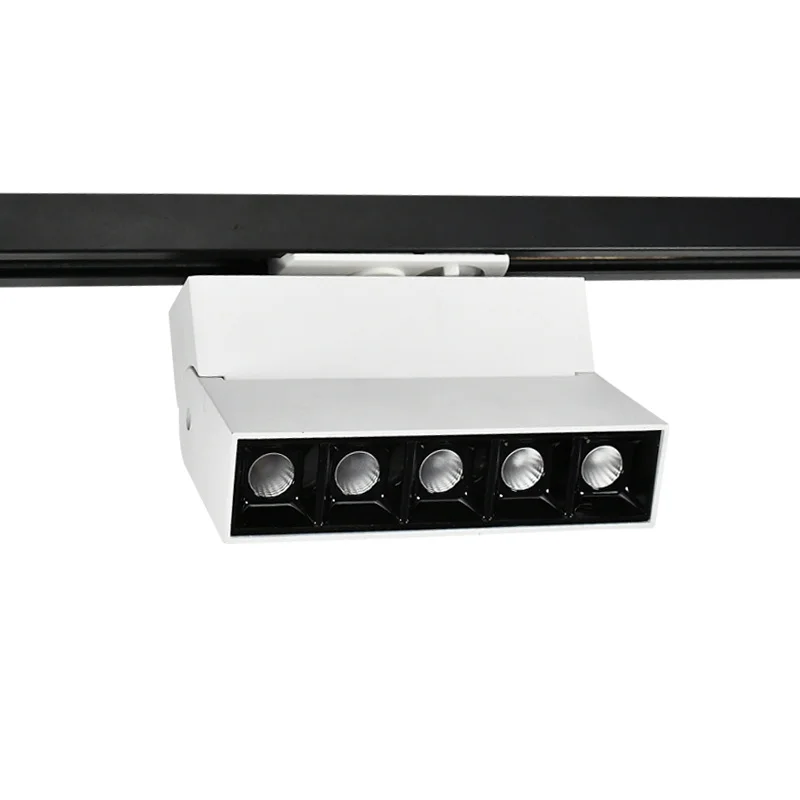 High Output LED Adapter Combined Square LED Linear Track Light  12W For Fashion Store