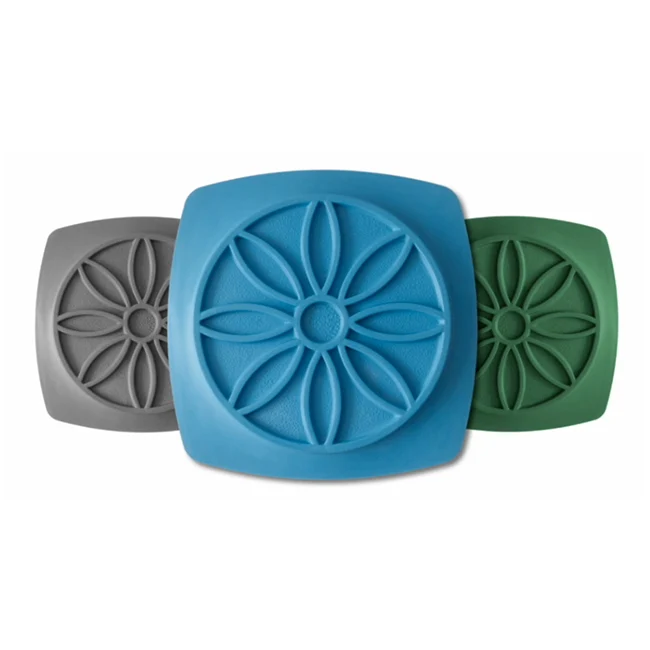 Good Pressure Rubber Material Large Size Insulator Rubber Mat 19.5cm x 19.5cm Suitable For Large Vase Pot Heavy Duty