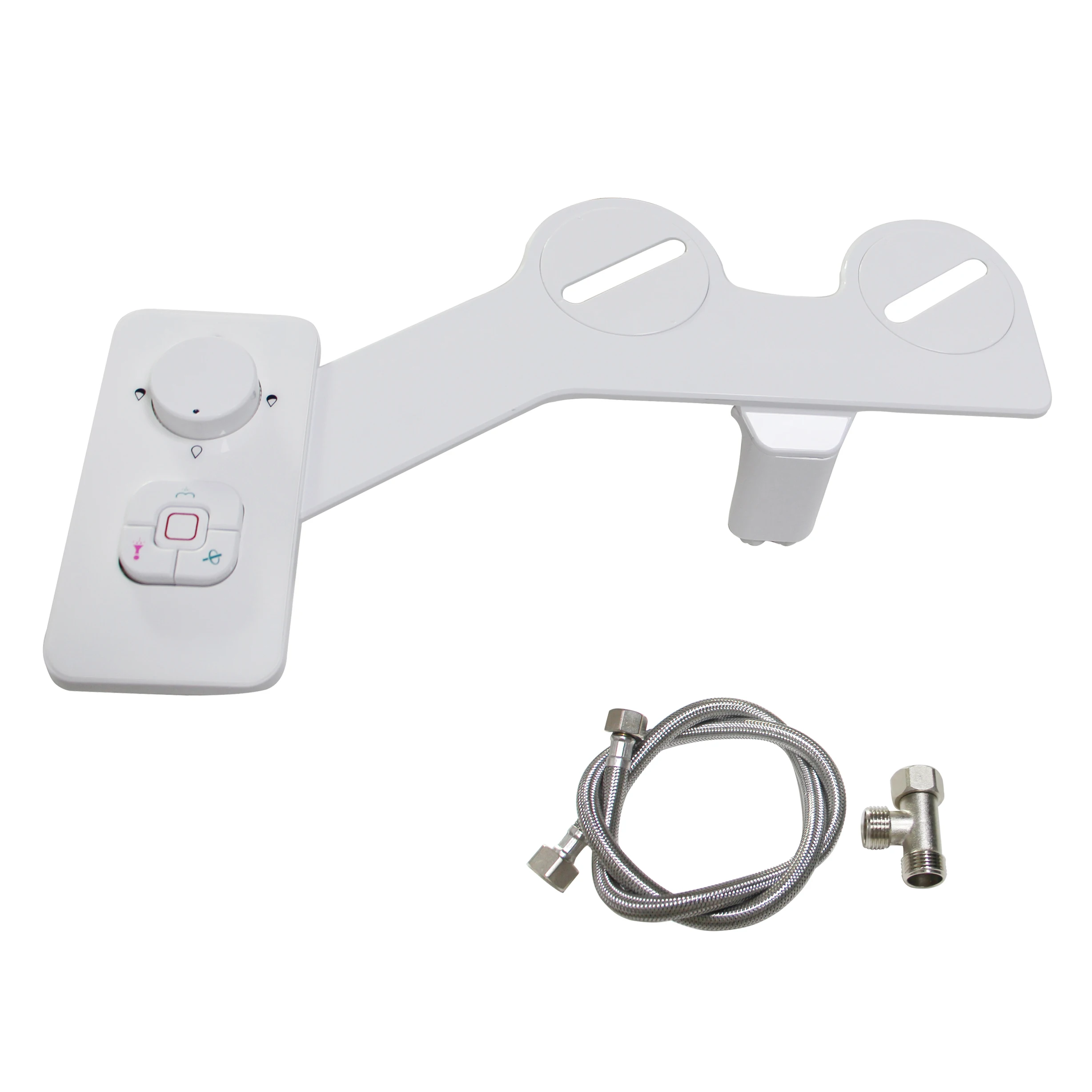 Горячая и холодная Новая тонкая двойная насадка для биде с самоочищающейся насадкой