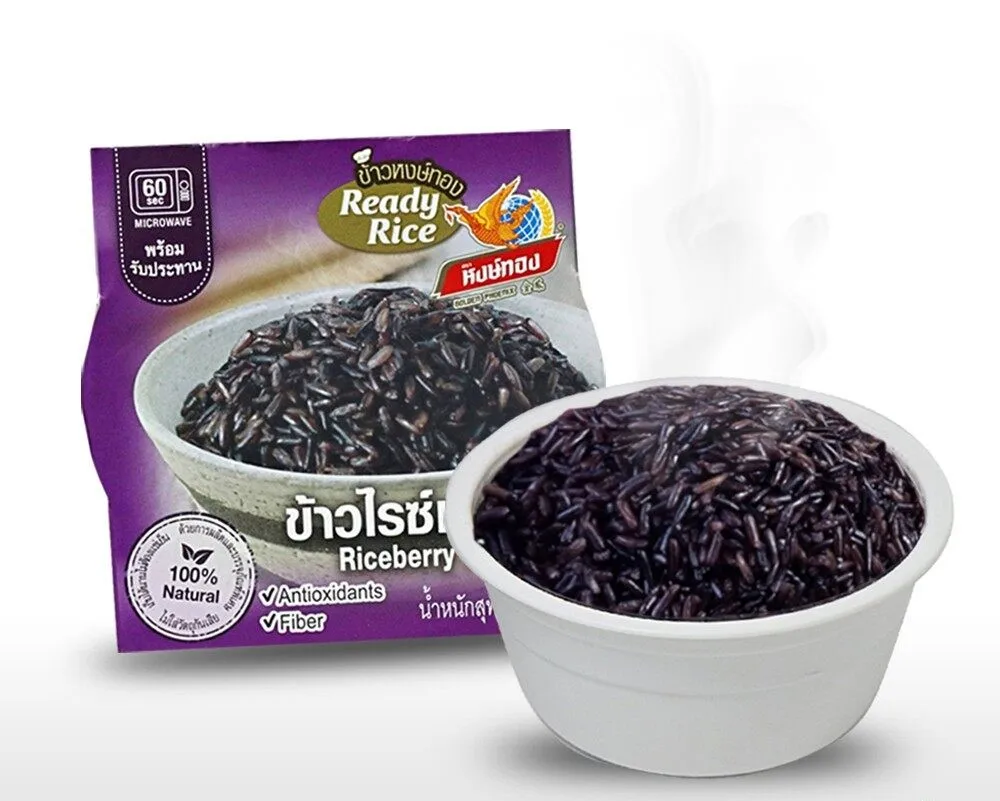 Wholesale Instant HONHTHONG Riceberry Rice (Ready To Eat) 150 G. Product of Thailand For Export 100%