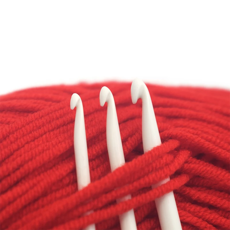 Prym Sewing Accessories Ergonomic Handle Knitting Hooks Plastic Crochet Hook for Handicraft