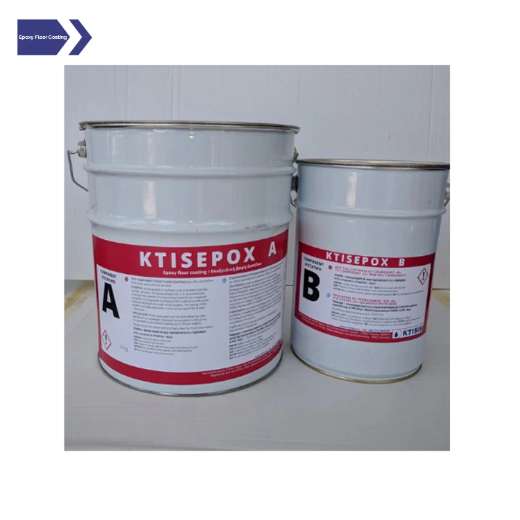 Эпоксидная напольная краска, произведенная в Греции, с европейским стандартом EN 13813, используется двухкомпонентный ролик