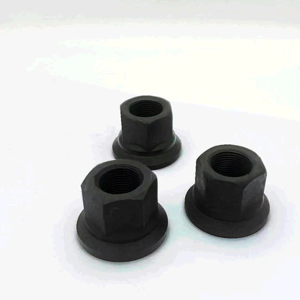Black Track Revolving Nut, Wheel Nut for Truck Trailer