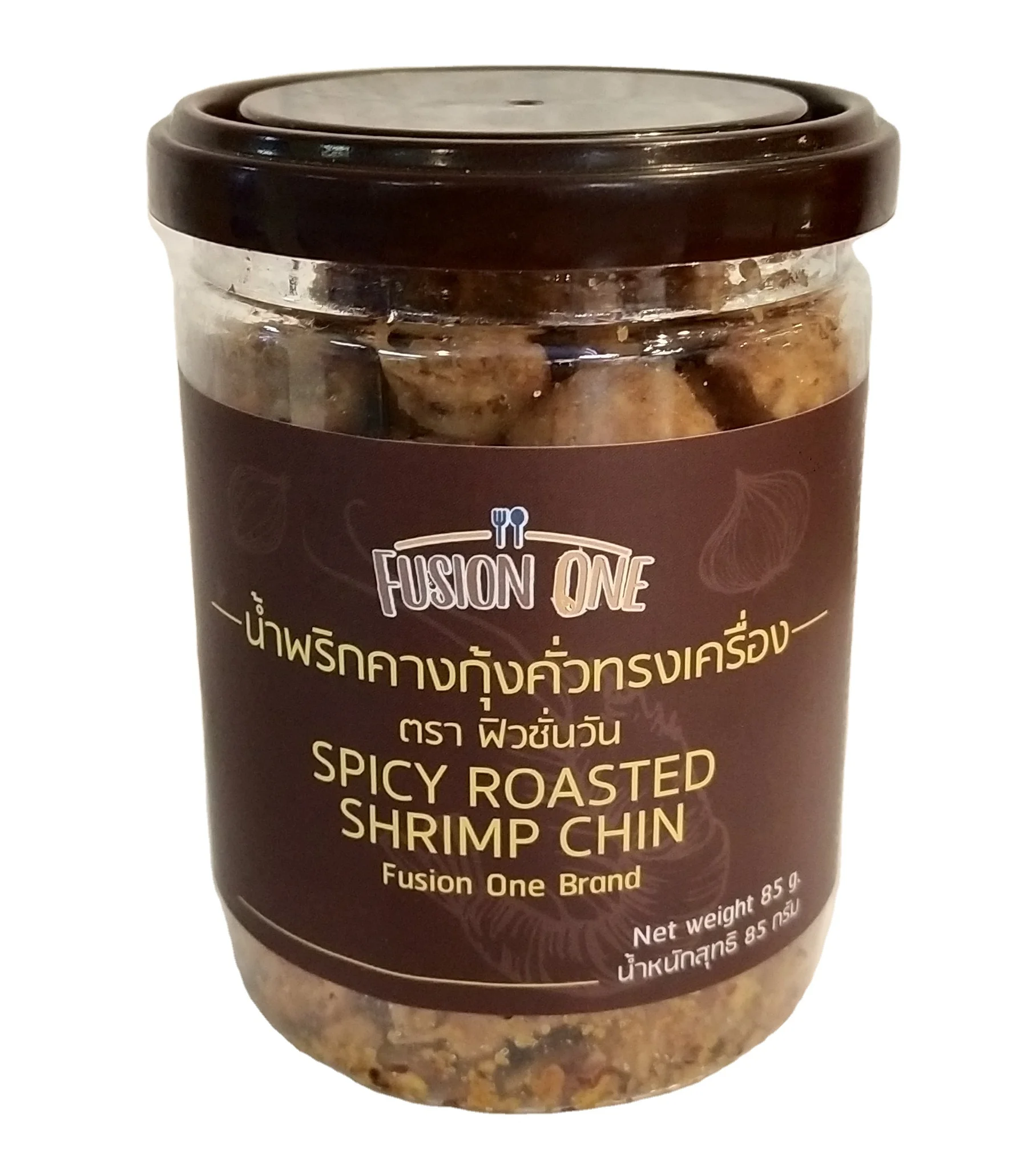 Thai Chili Paste Spicy Roasted Shrimp Chin Original Flavor Fusion One Brand 85g High Calcium & Protein for Quick but Tasty Meal