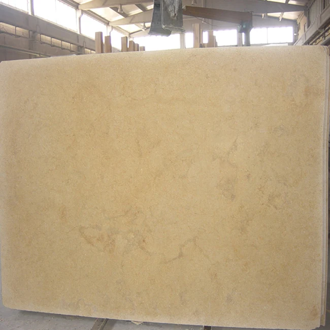 2023 Sunny Gold Limestone Tile Wall and Floor Tiles Interior Honed Surface Yellow Gold Color Feature Material 100% Natural Stone