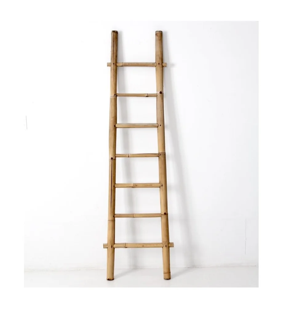 Деревянная Лофт-лестница под заказ старинная декоративная лестница коричневого/бамбукового цвета для ванной комнаты