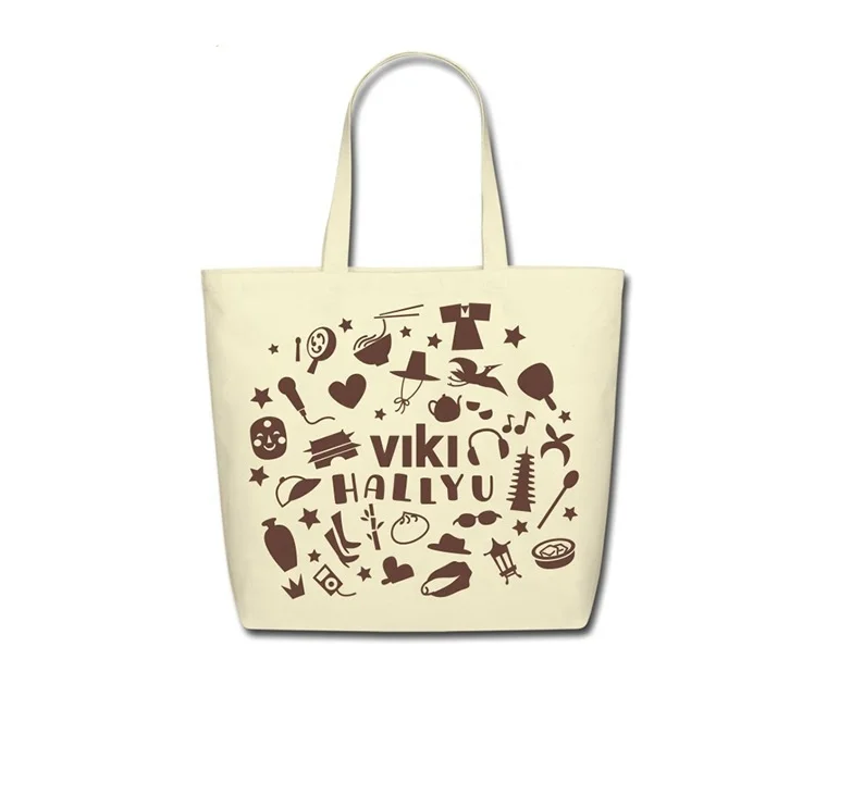 Cotton Tote Bag Shopping Bag Custom Logo Printed Grocery Bag