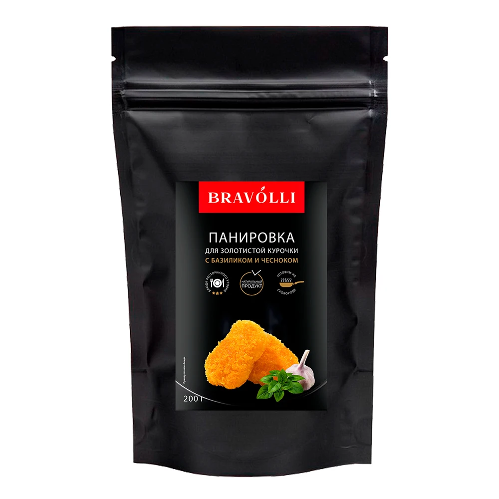 Заготовка для золотой курицы с базиликом Bravolli и чесноком! 200