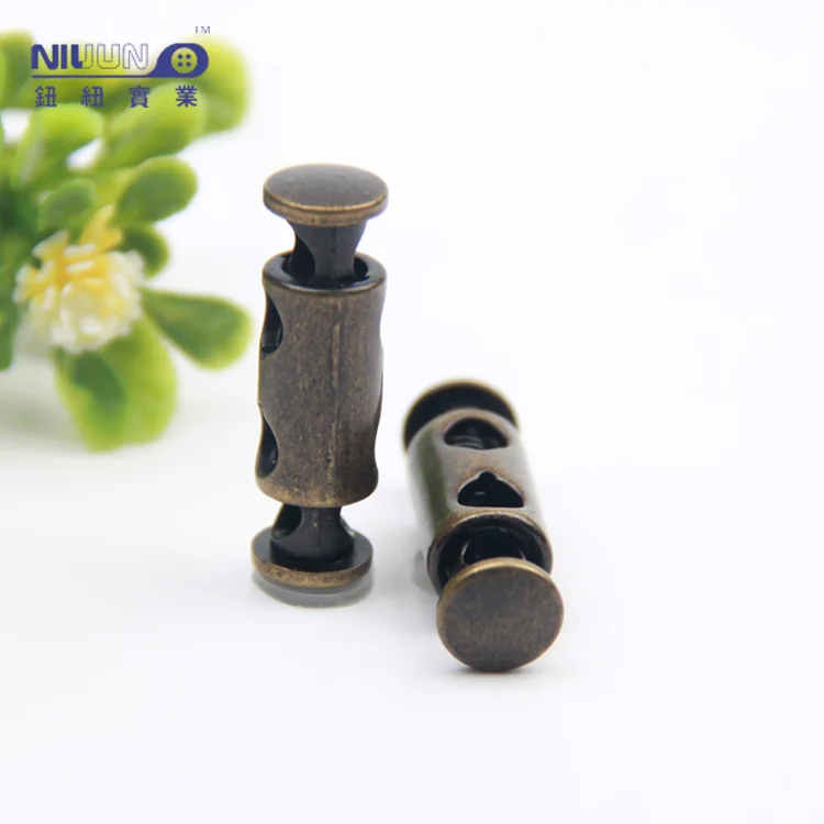Wholesale Custom Design Metal Hoodie Drawstring Spring Rubber Buffer Stopper Spring Cord End Stopper