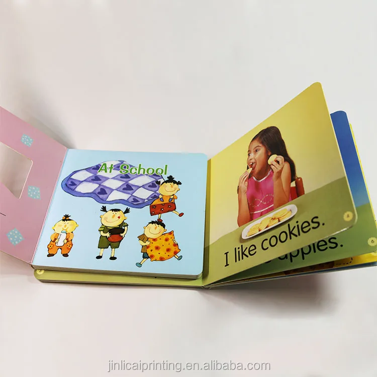 cheap customized full color baby book printing hardcover children board book