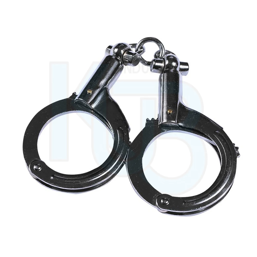 Custom Stainless metal Fetters Shackles hand cuffs police military handcuffs