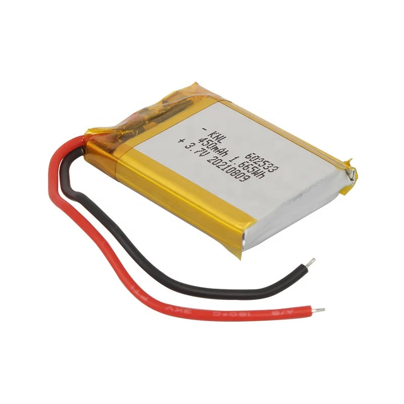 602530 602533 3.7V 450mAh li polymer battery with pcb in stock