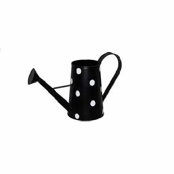 Декоративная садовая кастрюля для полива черных цветов садовый оцинкованный горшок дома и сада